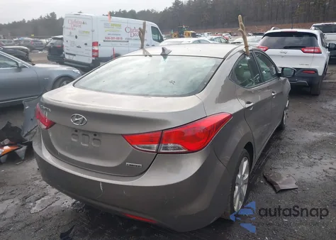 2013 Hyundai Elantra Limited из США, поврежденный, VIN 5NPDH4AE9DH441128